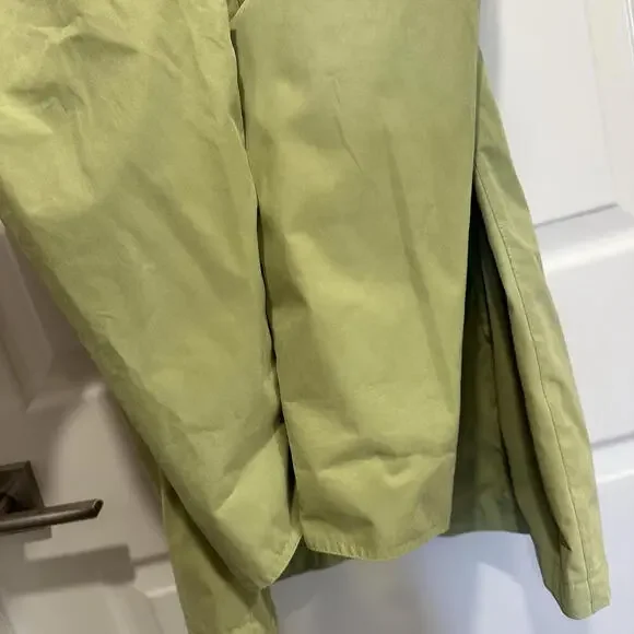 Vintage Barbour Kelsall Jacket Green Women’s Size 12 Medium Pockets PVC L2761 - Picture 14 of 15